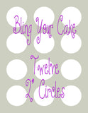 Jessie Inspired Edible Icing Round Cake Decor Toppers - JES1