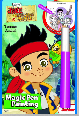 Disney Junior Jake and the Never Land Pirates Treasure Awaits Magic Pen Painting Book