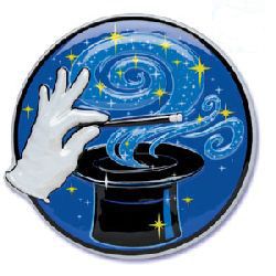 Magician's Pop Top Cake Topper