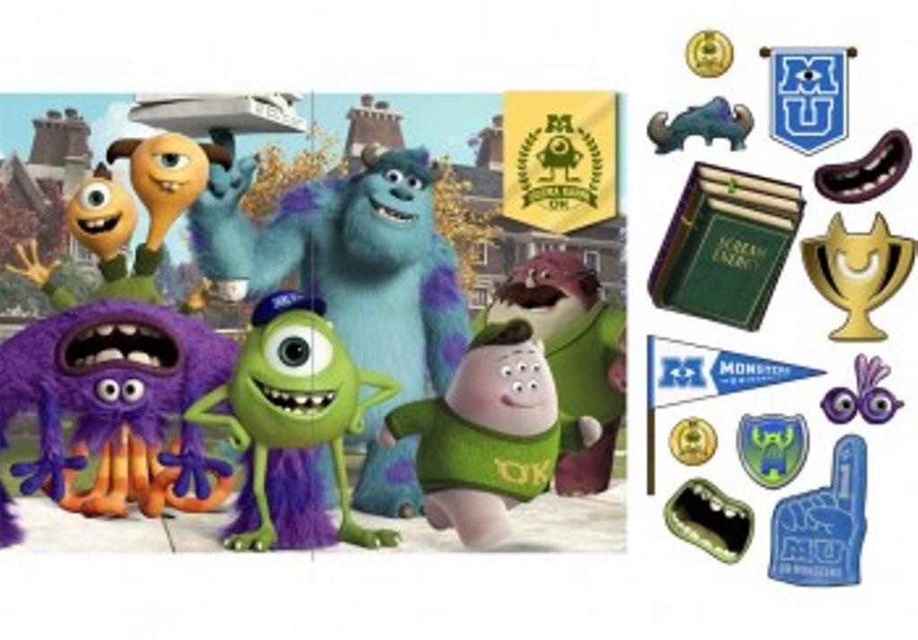 Monsters University Photo Backdrop & Prop Kit