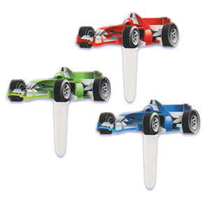 12 Auto Racing Racecar Cupcake Topper Picks