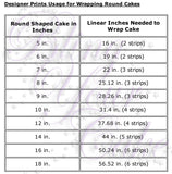 Black Music Notes Edible Icing Cake Wraps - MUS1