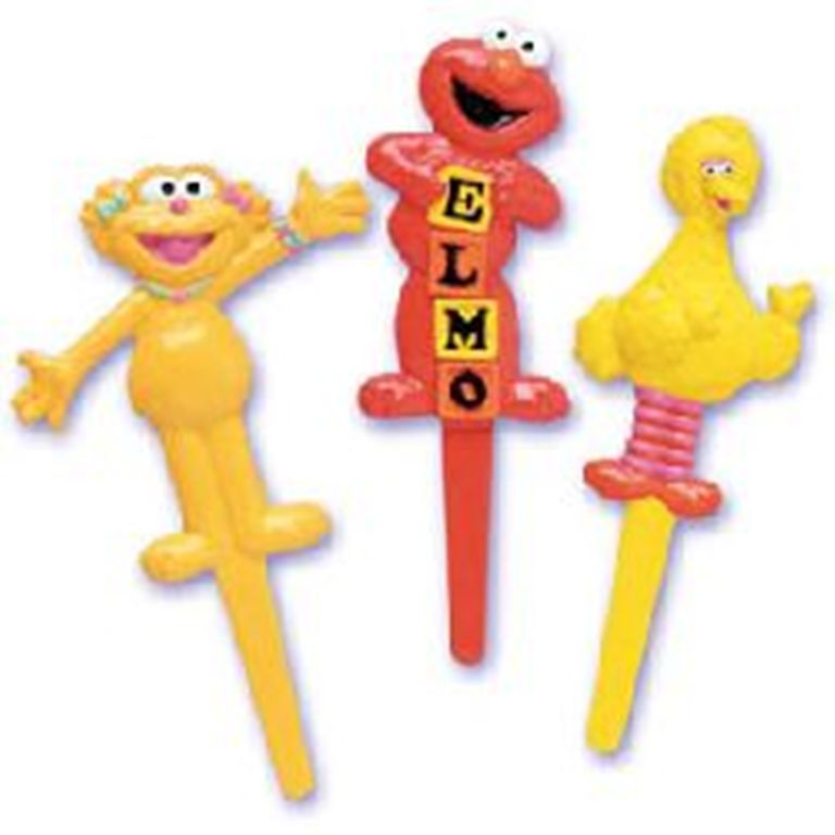 12 Sesame Street Cupcake Picks