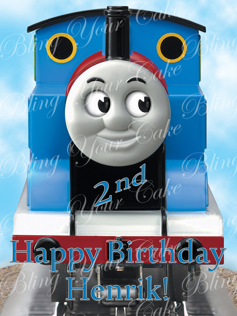 Thomas the Train Edible Icing Sheet Cake Decor Topper - TT9-2