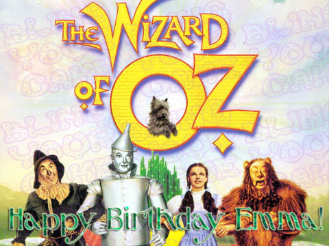 The Wizard of Oz Dorothy & Friends Edible Icing Sheet Cake Decor Topper - WOZ3