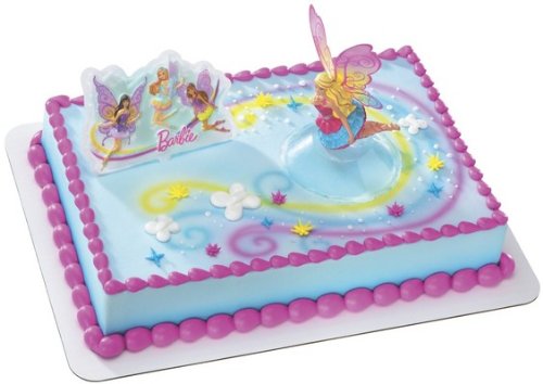 Barbie Fairy Secret Wings Cake Decor Topper