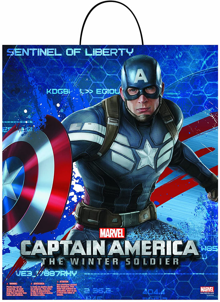 Marvel Captain America The Winter Soldier Movie 2 Treat Bag Halloween Candy Trick or Treat Bag