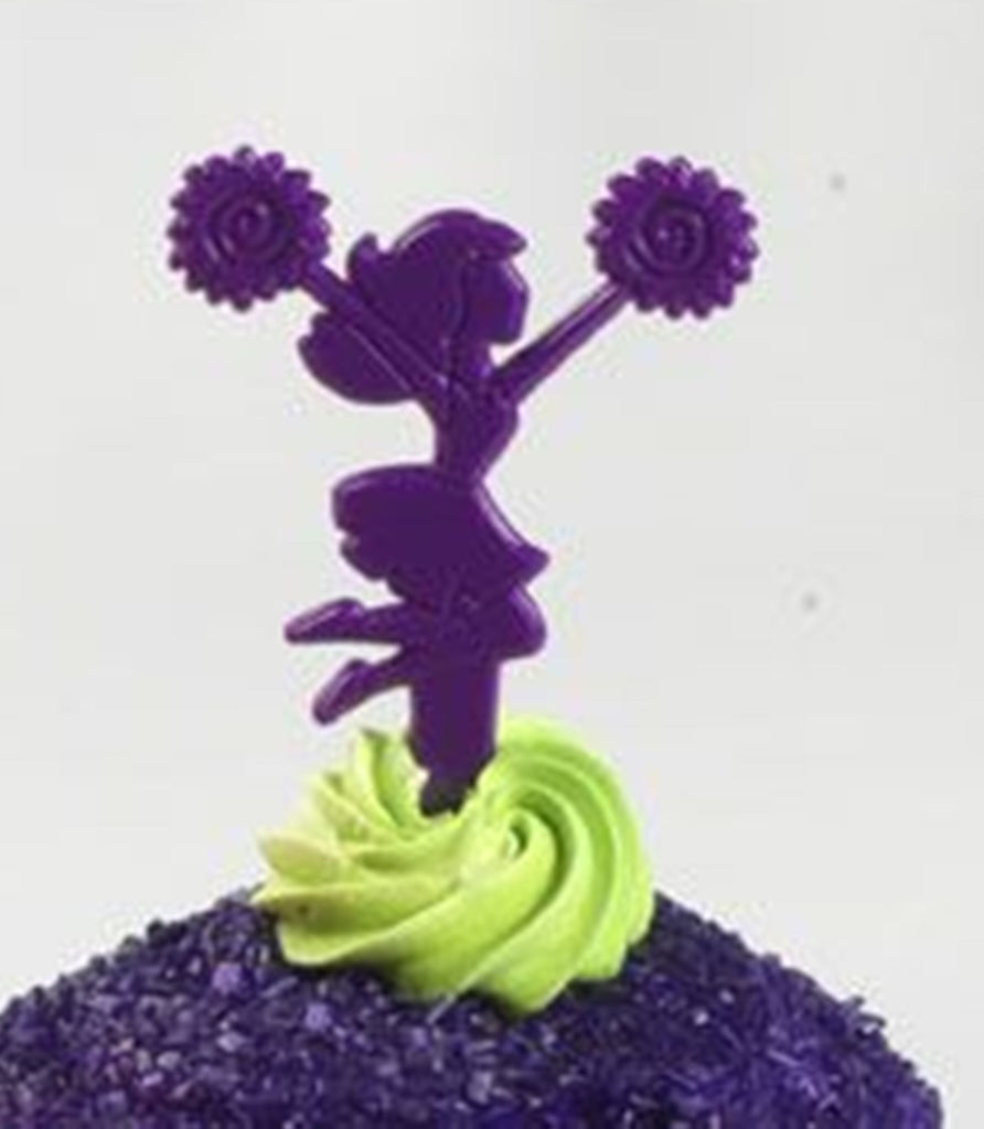 12 Cheerleader Jump Cupcake Picks