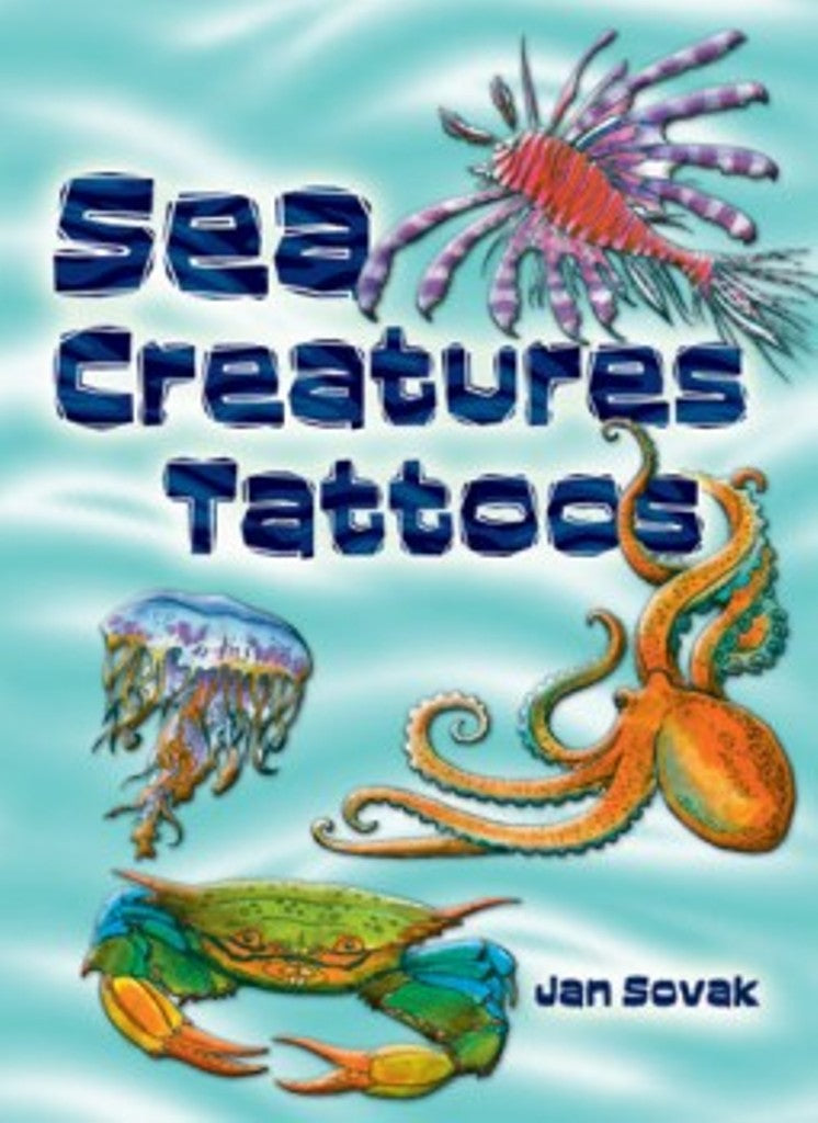 Sea Creatures Tattoos Little Activity Book