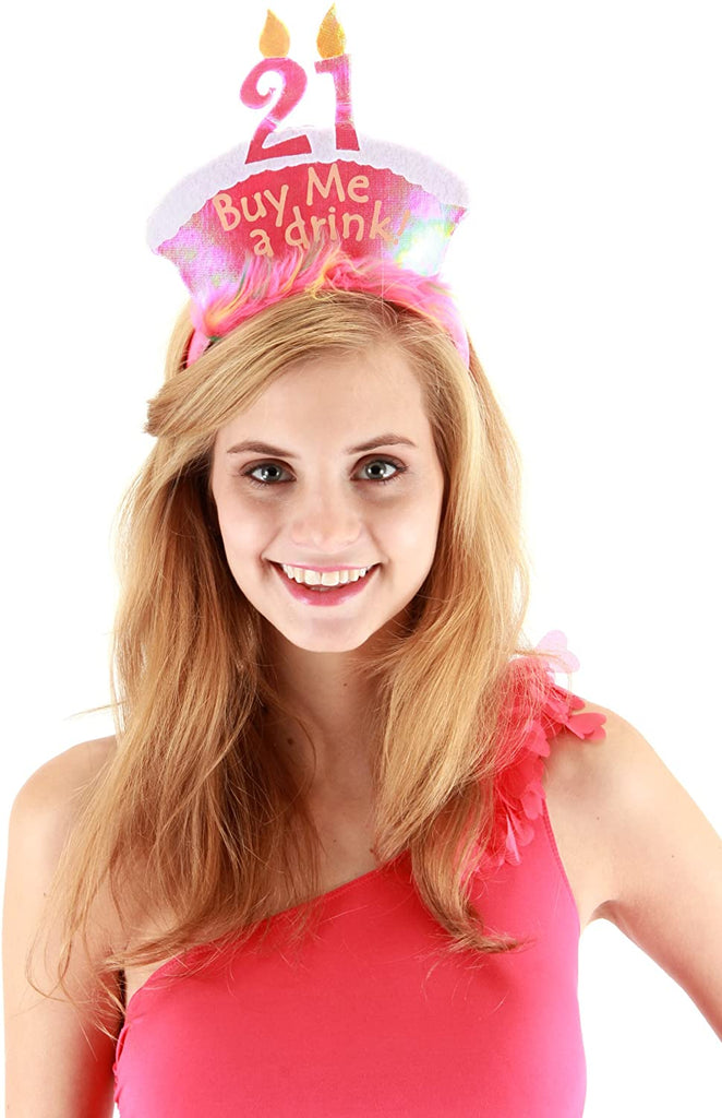 21st Birthday Buy Me A Drink Headband