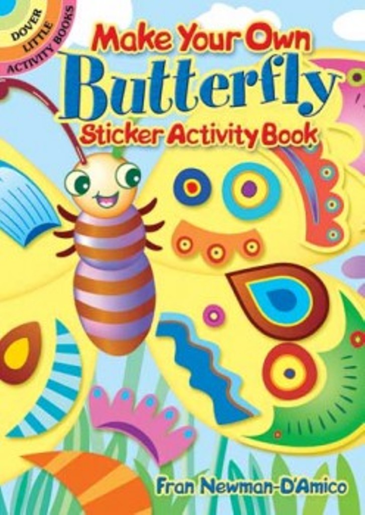 Make Your Own Butterfly Sticker Little Activity Book