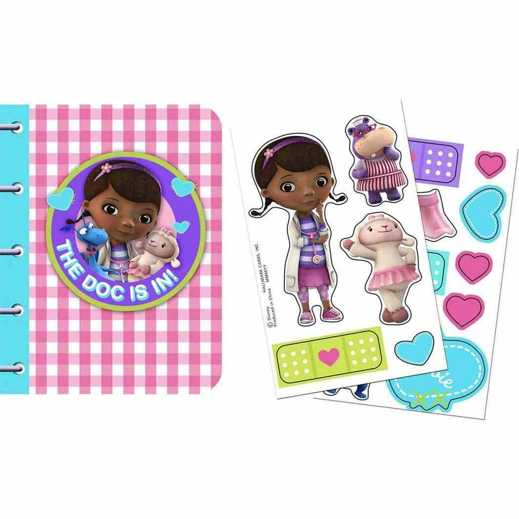 Disney Jr Doc McStuffins Birthday Party Favor Sticker Activity Books