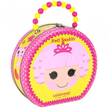 Lalaloopsy Jewel Sparkles Carry All Tin Hat Box