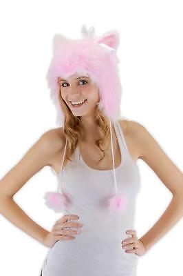 Pink Kitty Cat Hoodie Hat by Elope