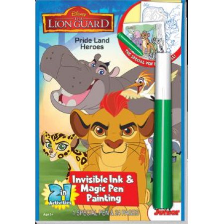 Disney The Lion Guard 2 in 1 Invisible Ink & Magic Pen Painting Activity Book