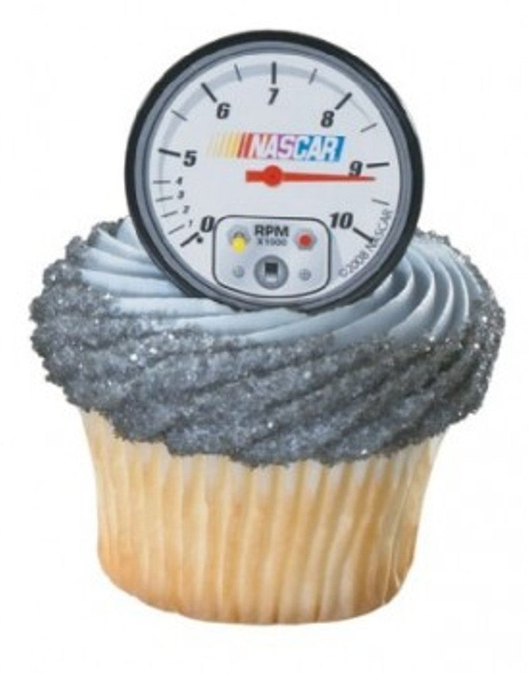 24 NASCAR Revved Up Spedometer Cupcake Rings