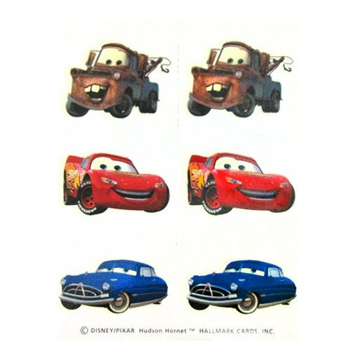 Cars Birthday Party Tattoos