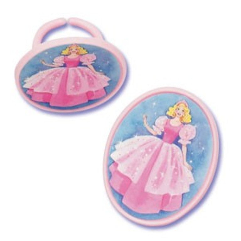 24 Pretty Princess Cupcake Rings