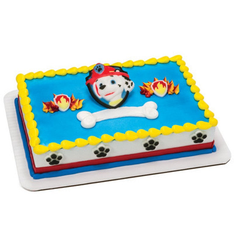 Paw Patrol Marshall Edible Sugar Cake Topper Decoration Set