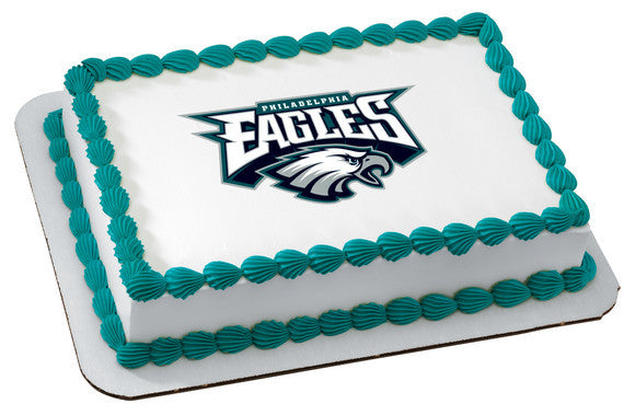 NFL Philadelphia Eagles Edible Icing Sheet Cake Decor Topper – Bling Your  Cake