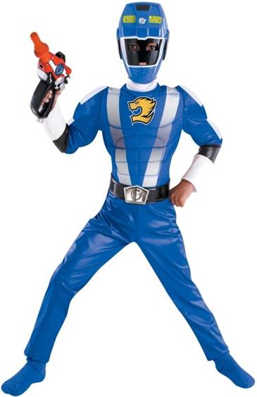 Blue Power Rangers Morphsuit