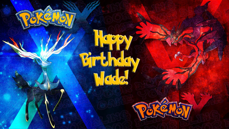 Pokemon X and Y Edible Icing Sheet Cake Decor Topper - PKM11