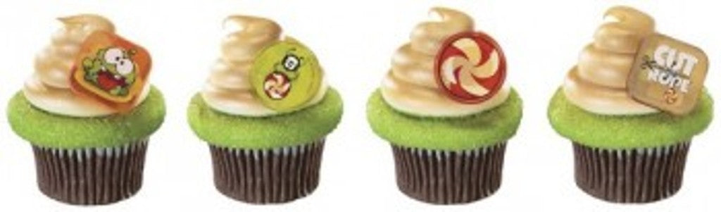 12 Cut the Rope Cupcake Rings