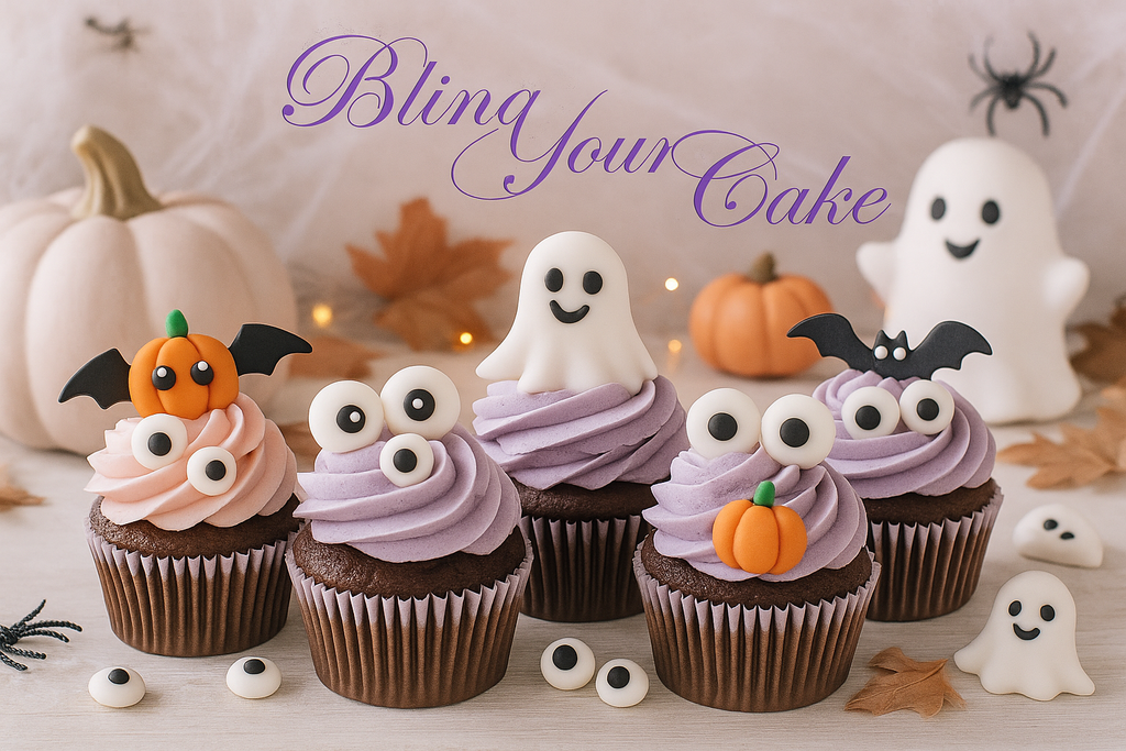 🎃👀 DIY Edible Cupcake Charms — Spooky-Cute Halloween Edition! 🧁✨
