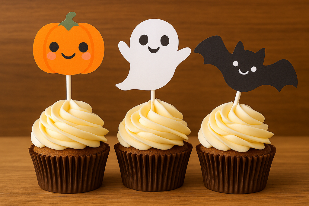 🎃 DIY Halloween Cupcake Toppers – Cute, Quick & So Much Fun!