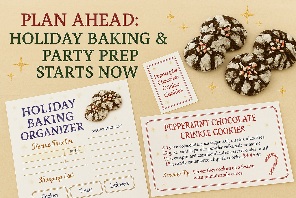🎄 Plan Ahead: Holiday Baking & Party Prep Starts Now!