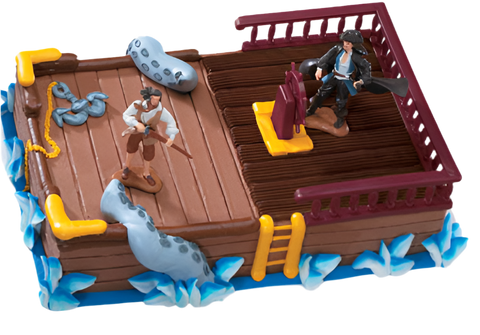 Pirates on Deck Cake Decorating Kit Set