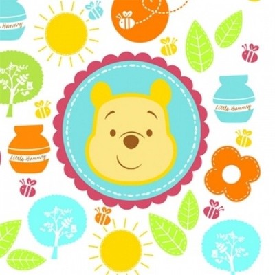 Winnie the Pooh Little Hunny Birthday Beverage Napkins