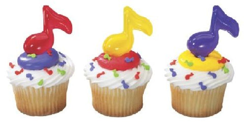 12 Music Note Plac Cupcake Topper Picks
