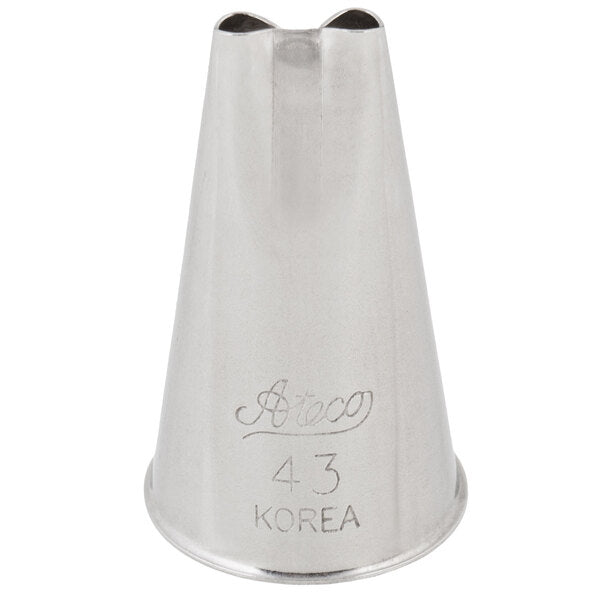 2-Hole Cake Decorating Tip - #43