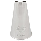 2-Hole Cake Decorating Tip - #43