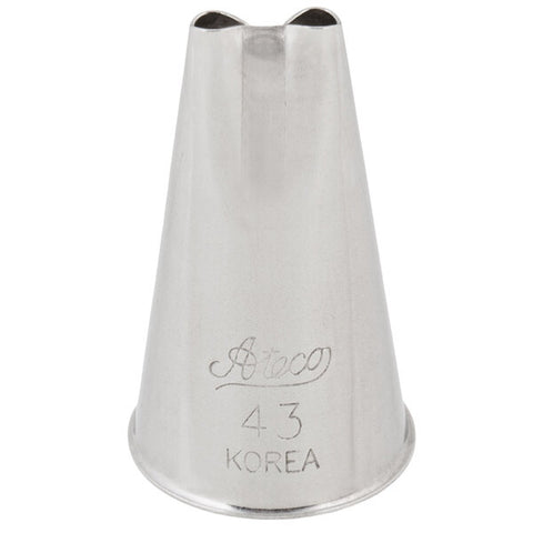 2-Hole Cake Decorating Tip - #43