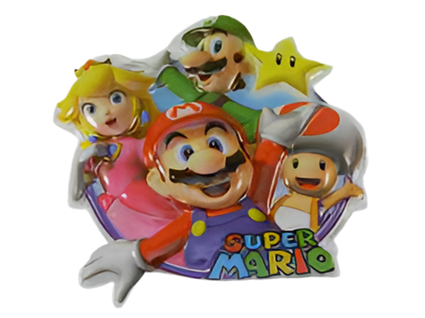 Supermario Pop Top Cake Topper