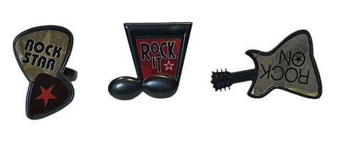 12 Rock On Cupcake Rings