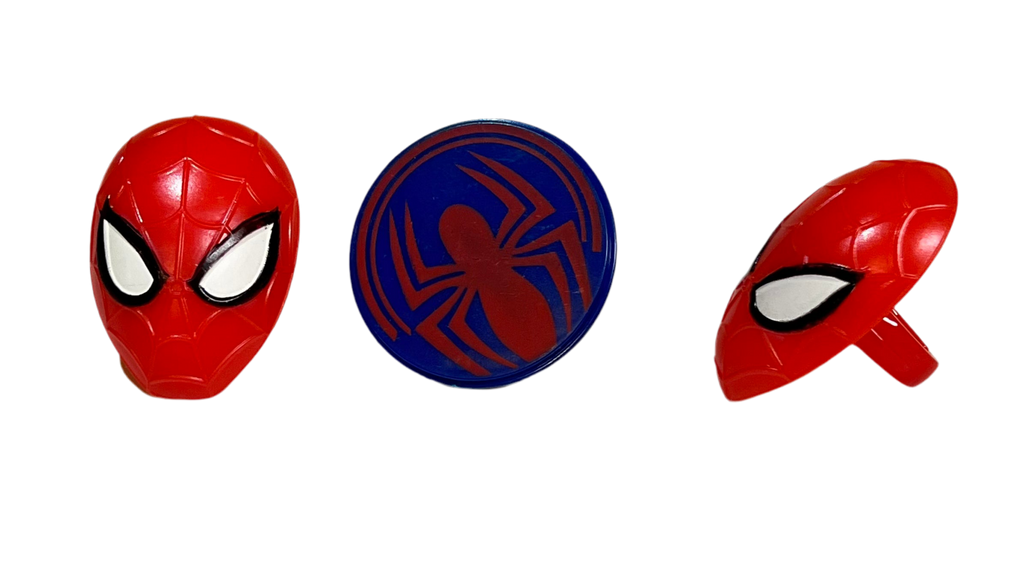 12 Spider-Man and Spider Cupcake Topper Rings