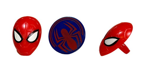 12 Spider-Man and Spider Cupcake Topper Rings
