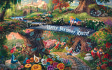 Alice in Wonderland Edible Icing Sheet Cake Decor Topper - AW1