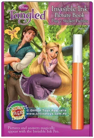 Disney Princess Tangled Rapunzel Invisible Ink Book 2