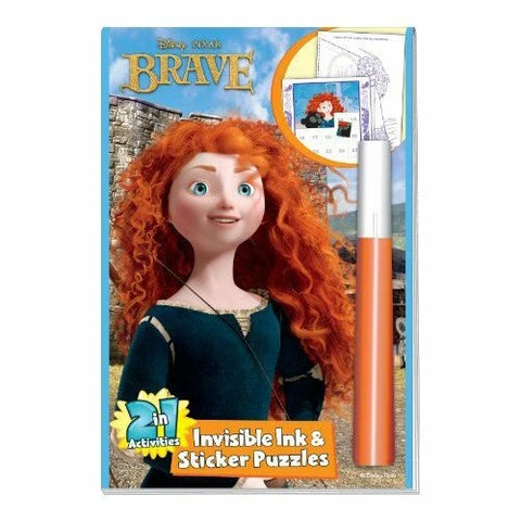 Disney Pixar Brave Invisible Ink Picture Book with Stickers