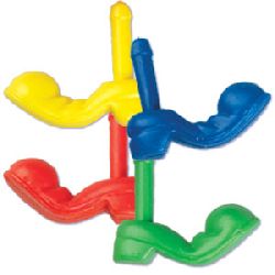 4 Clown Feet Cake and Cupcake Toppers