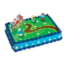 The Smurfs Cake Topper