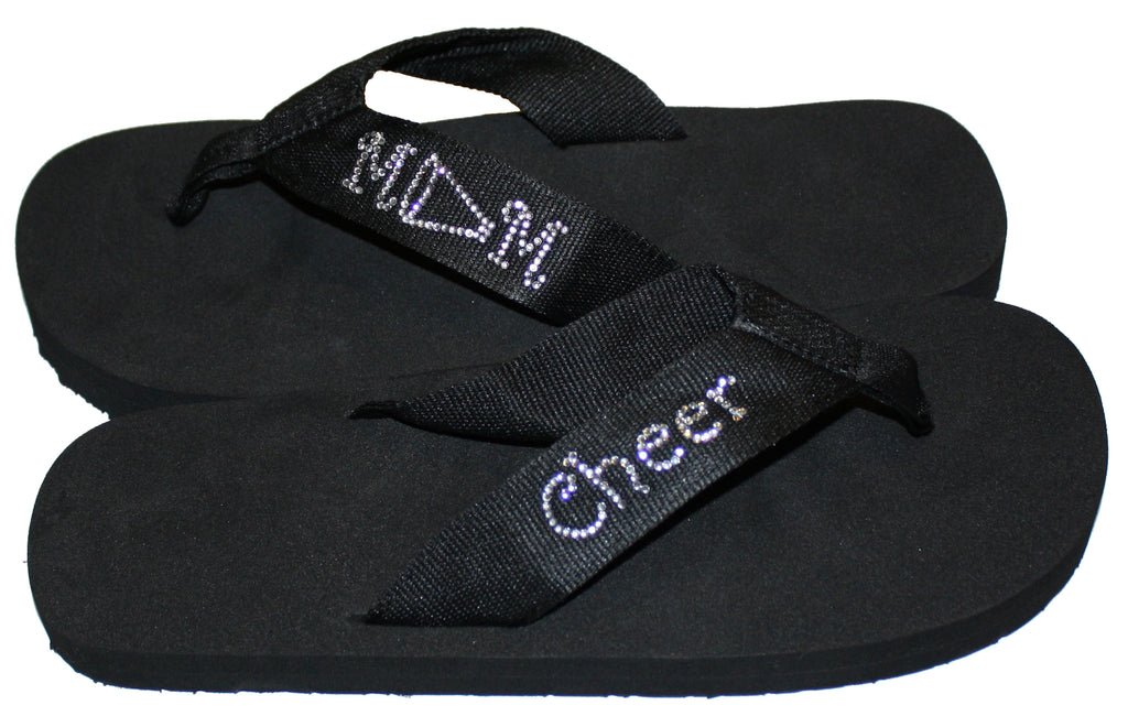 Cheer Mom Bling Flip Flops