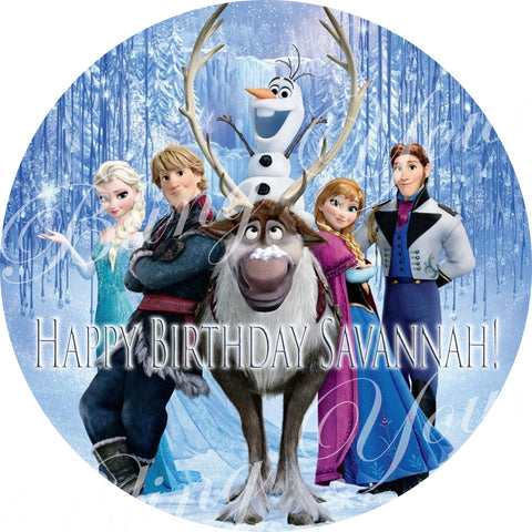 Disney Frozen Edible Icing Sheet Cake Decor Topper - DF20