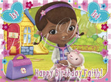 Doc McStuffins Edible Icing Sheet Cake Decor Topper - DOC4