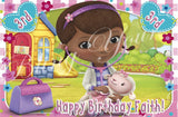 Doc McStuffins Edible Icing Sheet Cake Decor Topper - DOC4