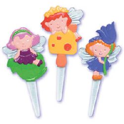 6 Fairies Cupcake Picks